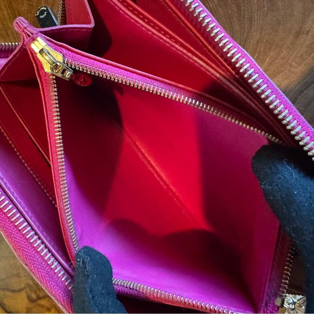 Louis Vuitton Monogram Vernis Ikat Flower Zippy Around Long Wallet - Picture 12 of 17